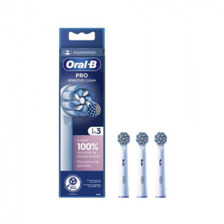 Oral-b Brossettes sensitive clean x3 white