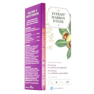Intrait Marron d'Inde Solution H Santé Veineuse 90 ml 3614770000138