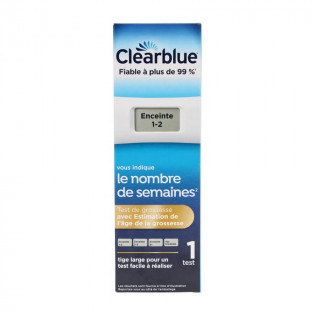 CLEARBLUE PLUS TEST DE GROSSESSE DIGITAL BOITE DE 1 TEST 5011321693302