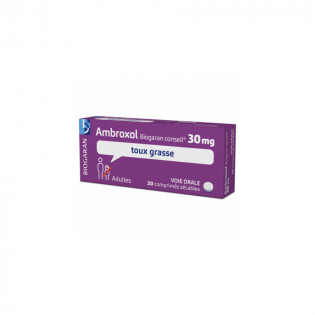 AMBROXOL BIOGARAN CONSEIL 30 mg, 20 scored tablets