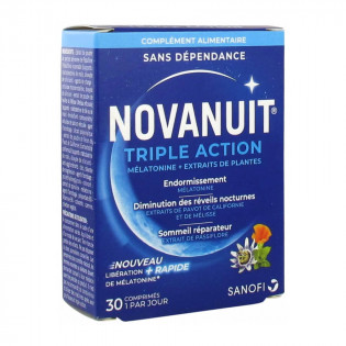 NOVANUIT SLEEP TRIPLE ACTION 30 TABLETS 1 MONTH