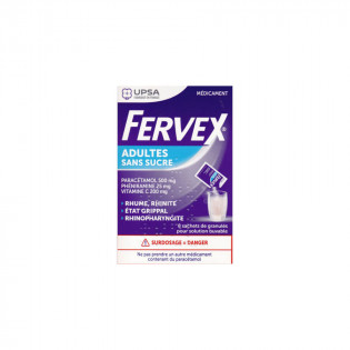 Fervex sans sucre Adulte 8 sachets 3400933359591