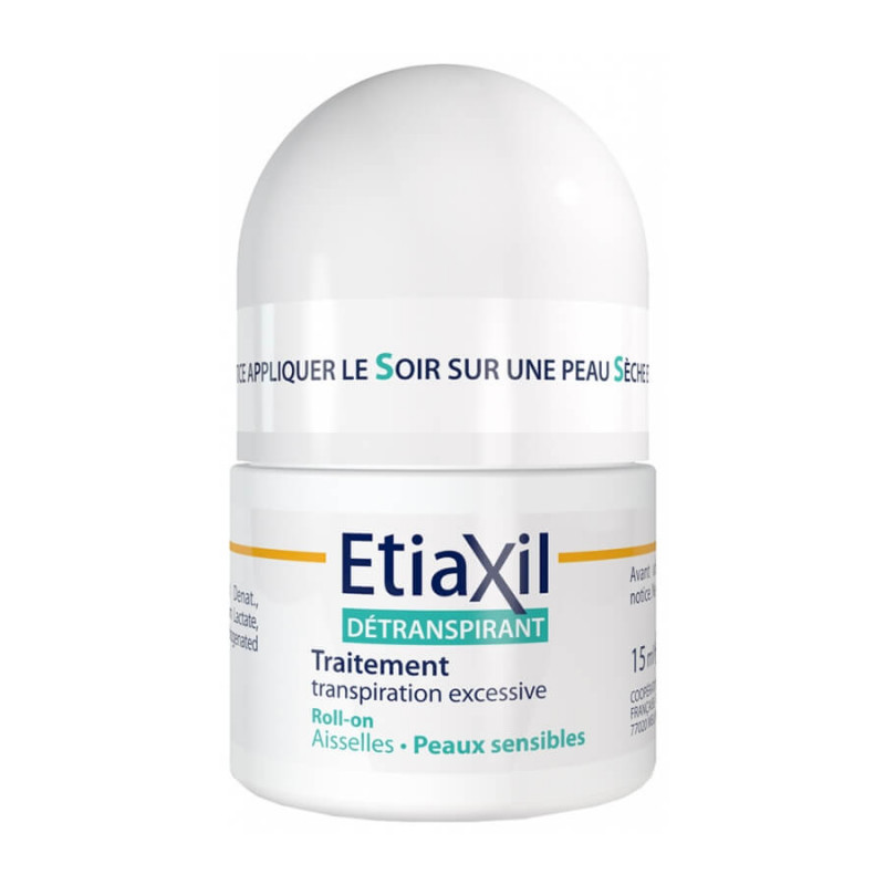 Etiaxil Traitement Détranspirant Aisselles Peau Sensible Bille 15 ml 3614819997108