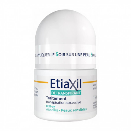 Etiaxil Traitement Détranspirant Aisselles Peau Sensible Bille 15 ml 3614819997108