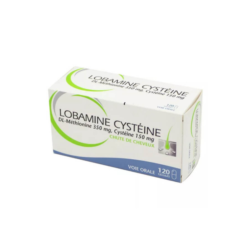 Lobamine Cystéïne 120 gélules anti-chute des cheveux