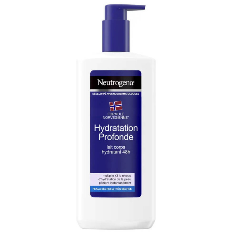 Neutrogena Lait Corps Hydratant 48h Hydratation Profonde Peaux sèches à très sèches 400ml 3574660527377