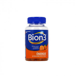 Bion 3 energy orange flavor 60 gummies