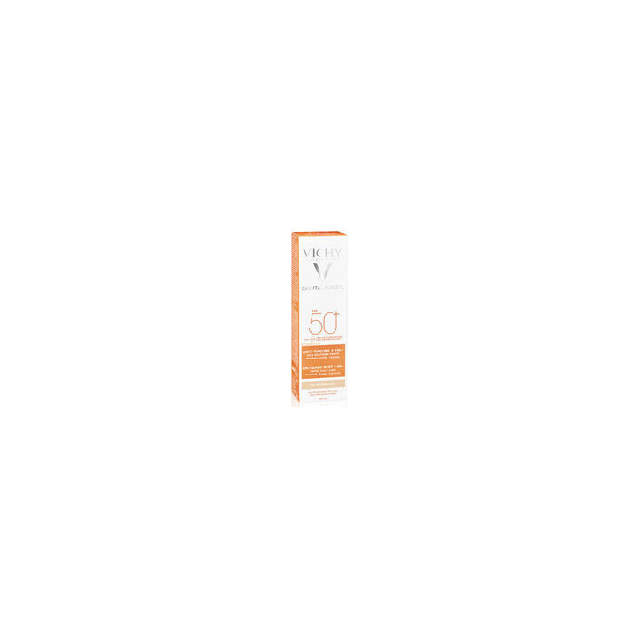 VICHY CAPITAL SOLEIL SOIN ANTI-TÂCHES TEINTÉ SPF50+ 50ML