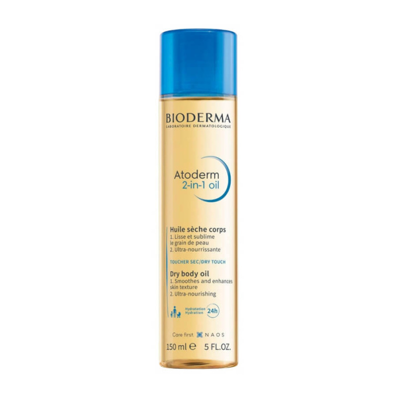 Bioderma Atoderm 2-in-1 Oil Huile Sèche Corps 150 ml 3701129807934