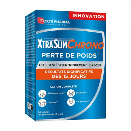 Forté Pharma XtraSlim Chrono Perte de Poids 60 Gélules 3700221302002