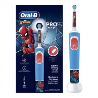 Oral B Pro Electric Toothbrush Kids Spiderman