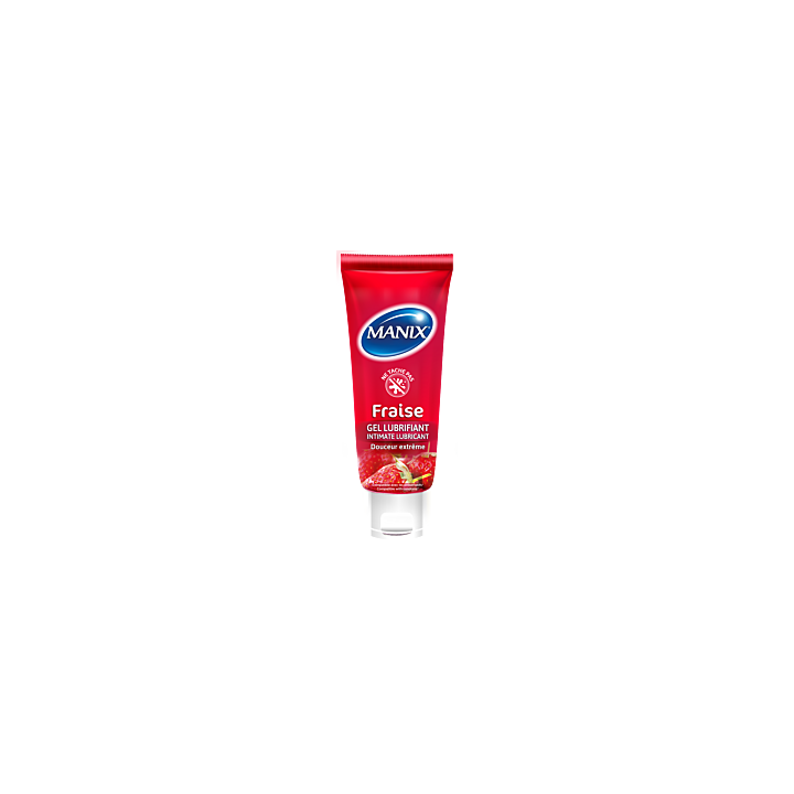 Manix Gel Lubrifiant Fraise. Tube 80ml