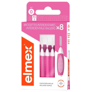 Elmex Interdental Brush Size 0 0.6mm 8 Units