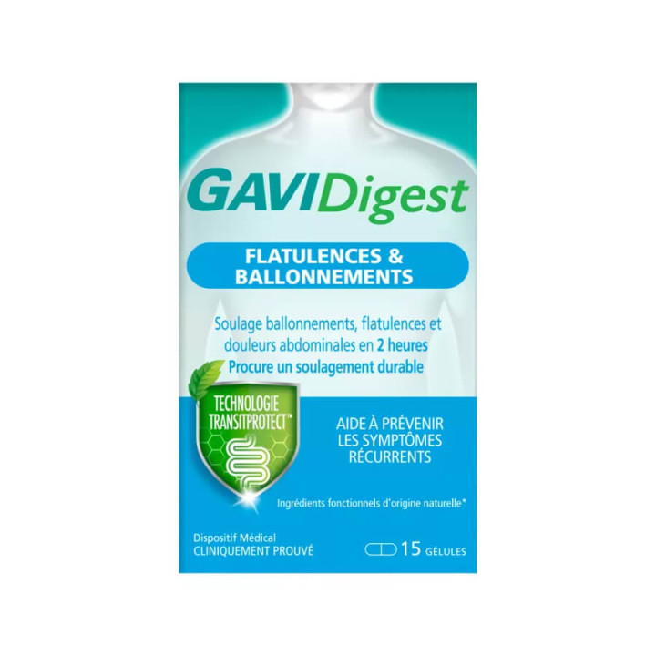 GAVIDigest Flatulence and Bloating 15 capsules