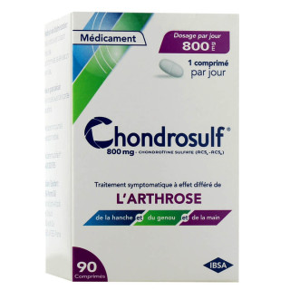 Chondrosulf 800 mg against osteoarthritis of the hip and knee 90 capsules
