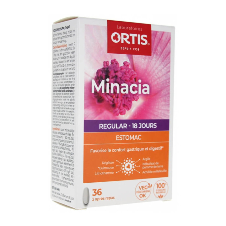 Ortis Minacia Regular Stomach 36 Tablets