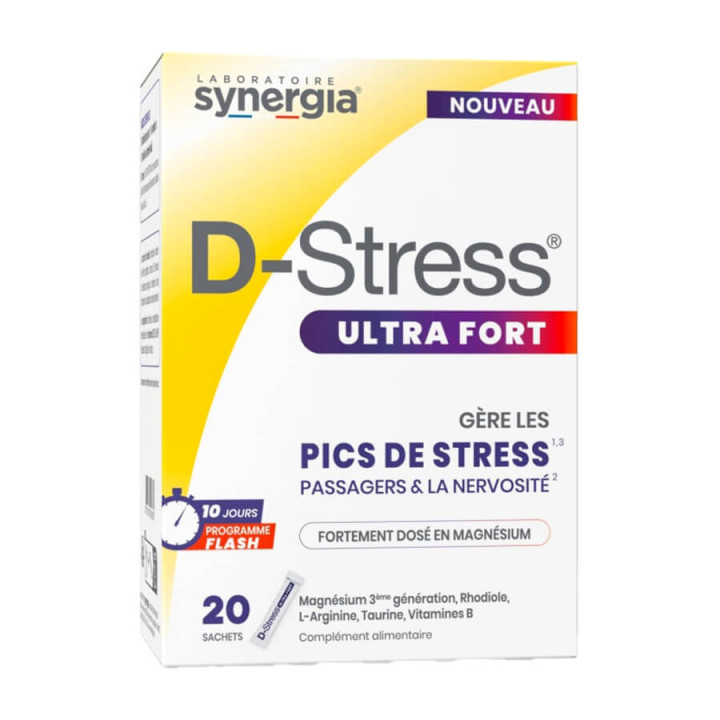 Synergia D-Stress Ultra Fort 20 Sachets 3760139290839