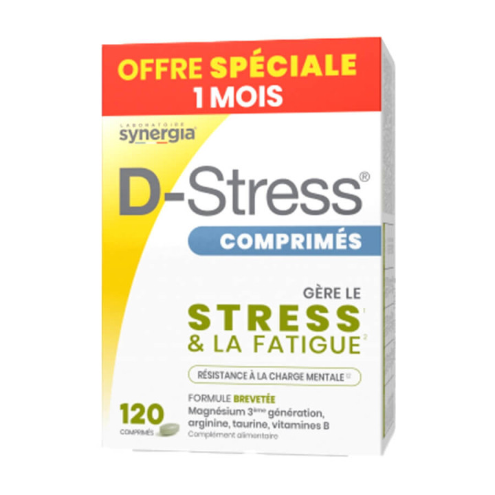Synergia D-Stress 120 Comprimés 3760139290822