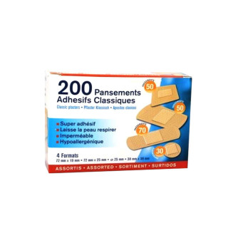 Classic adhesive dressing 200 units
