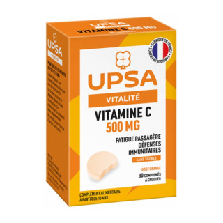 UPSA Vitalité Vitamin C 500 mg 30 Chewable Tablets