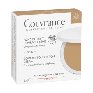 Avene Couvrance Compact Foundation SPF30 8.5 g Shade: 1.1 Natural