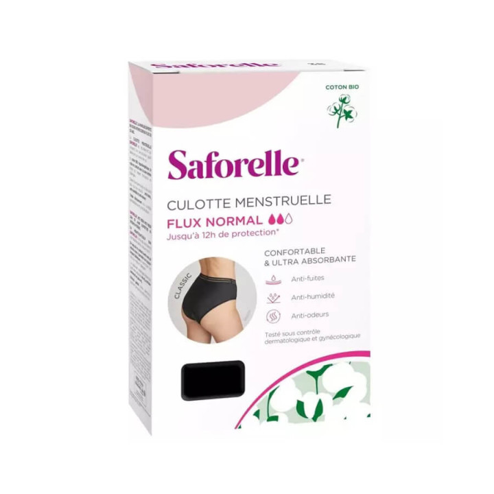 Saforelle Menstrual Panties Normal Flow - Size: 34/36