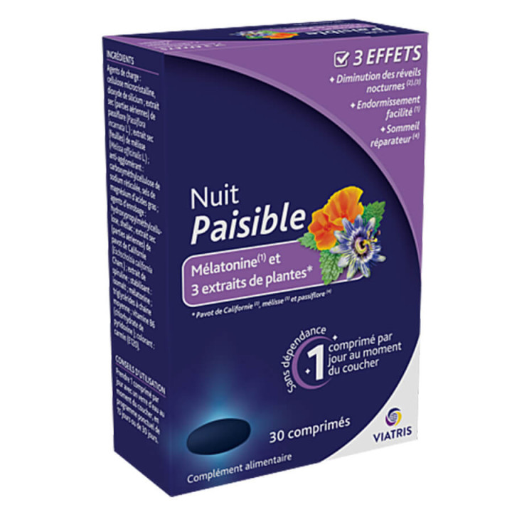Viatris Santé Nuit Paisible 30 Tablets