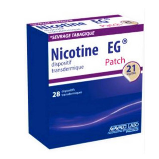 Nicotine EG 21mg/24h Patch nicotine Sevrage tabagique 28 patches