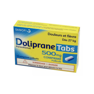 Sanofi Doliprane Tabs 500 mg 16 film-coated tablets