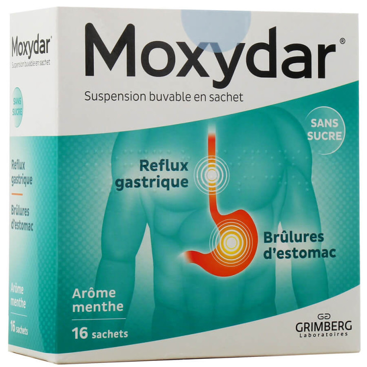 Moxydar Heartburn & Gastric Reflux 16 sachets