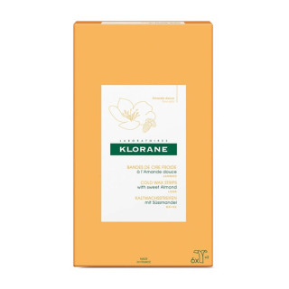 Klorane 6 Double Cold Wax Strips with Sweet Almond