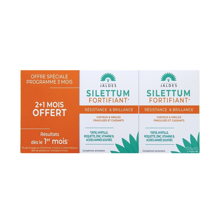 Silettum FORTIFIANT résistance et brillance 3 x 60 gélules