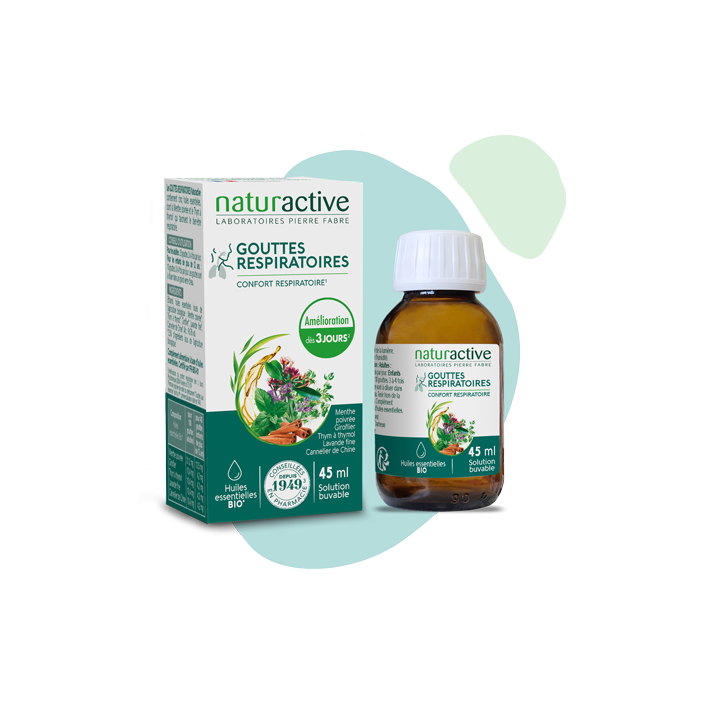 Naturactive Gouttes Respiratoires (ex Gouttes aux Essences) Flacon 45 ml