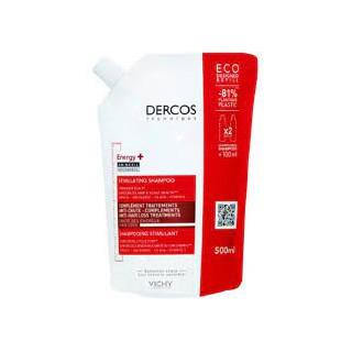Vichy Dercos Energy+ Stimulating Shampoo Eco Recharge 500 ml