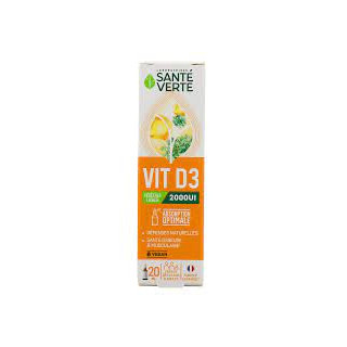 Santé Verte Vit D3 2000UI Végétale 20 ml