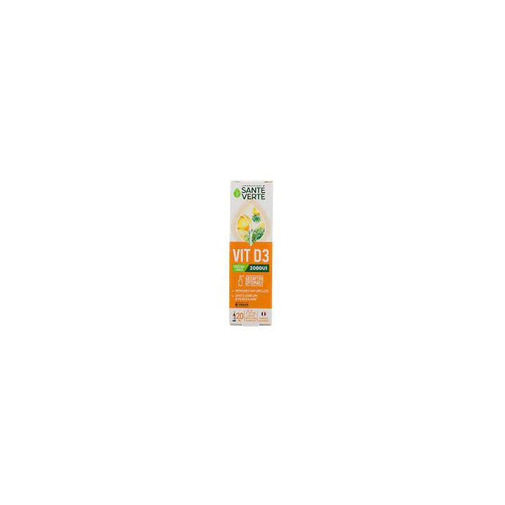 Santé Verte Vit D3 2000UI Végétale 20 ml