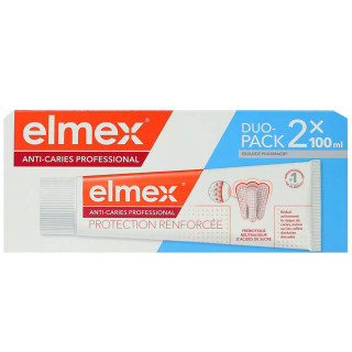 Elmex Anti-Caries Toothpaste Professional Reinforced Protection Set of 2 x 100 ml