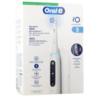 ORAL B iO Brosse à dents électrique série 5 Blanche 8700216822121