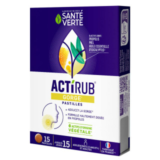Santé Verte Actirub Propolis Echinacea 15 lozenges