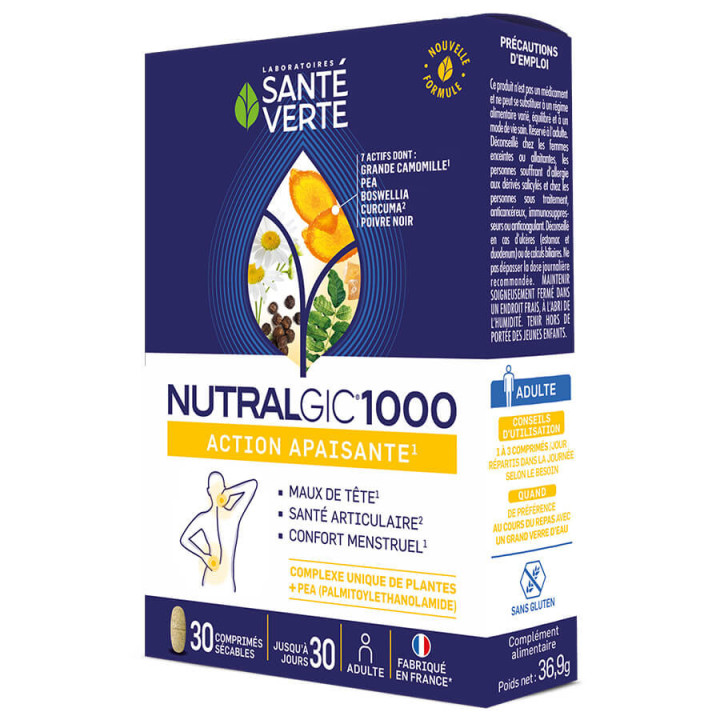 Santé Verte Nutralgic 1000 30 Tablets
