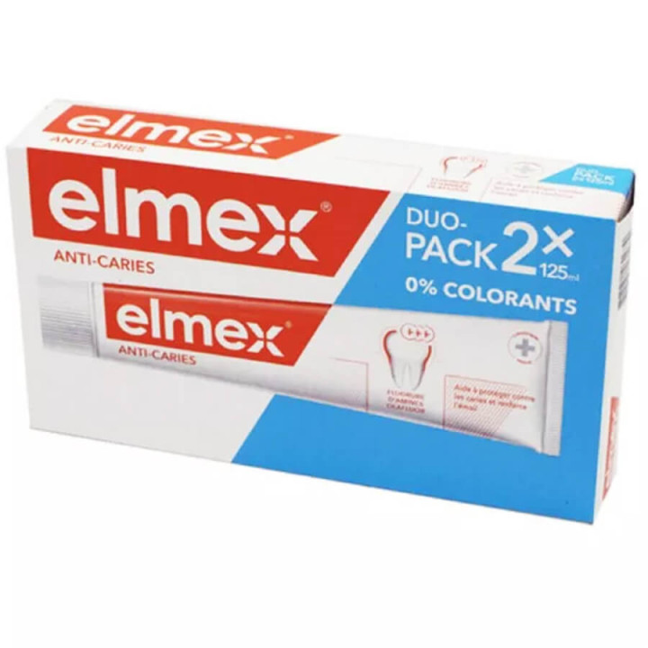 Elmex Toothpaste Caries Protection. Tubes 2x125ML
