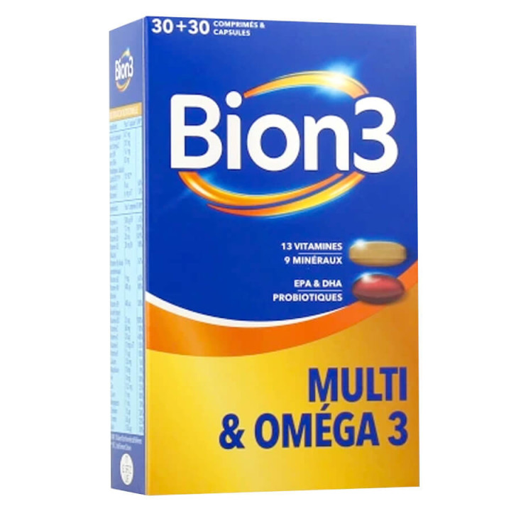 Bion 3 Multi & Oméga 3 30+30 capsules 8700216714303