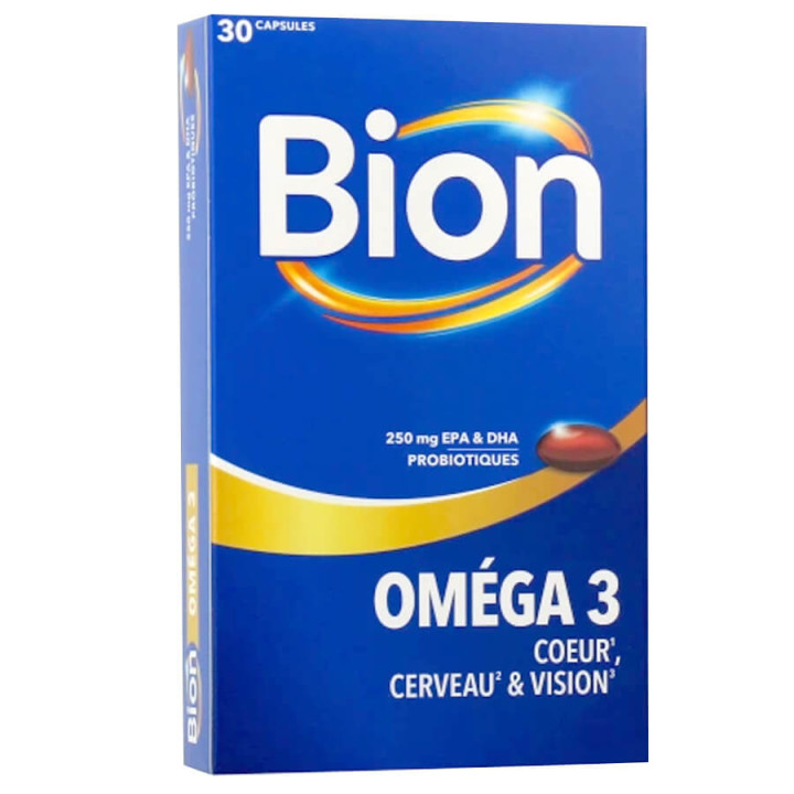 Bion3 Omega 3 Heart, Brain & Vision 30 Capsules