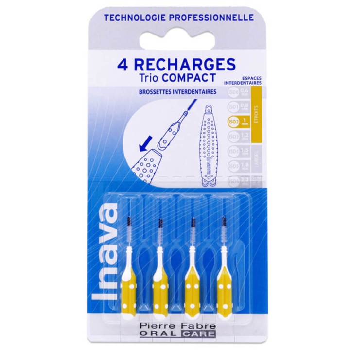 Inava Recharges Trio Compact 4 Brossettes Iso 2 1mm 3577056028465