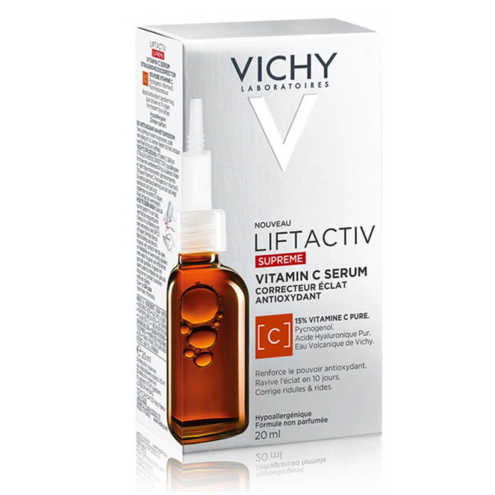 Vichy LiftActiv Supreme Vitamin C Sérum Correcteur Éclat Antioxydant 20 ml 3337875796583