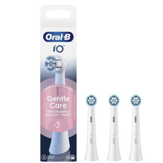 Oral B IO Gentle Care Replacement Brushes Electric Toothbrush 3 Units