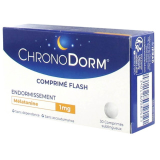 IPRAD ChronoDorm Melatonin 1 mg 30 Sublingual Tablets