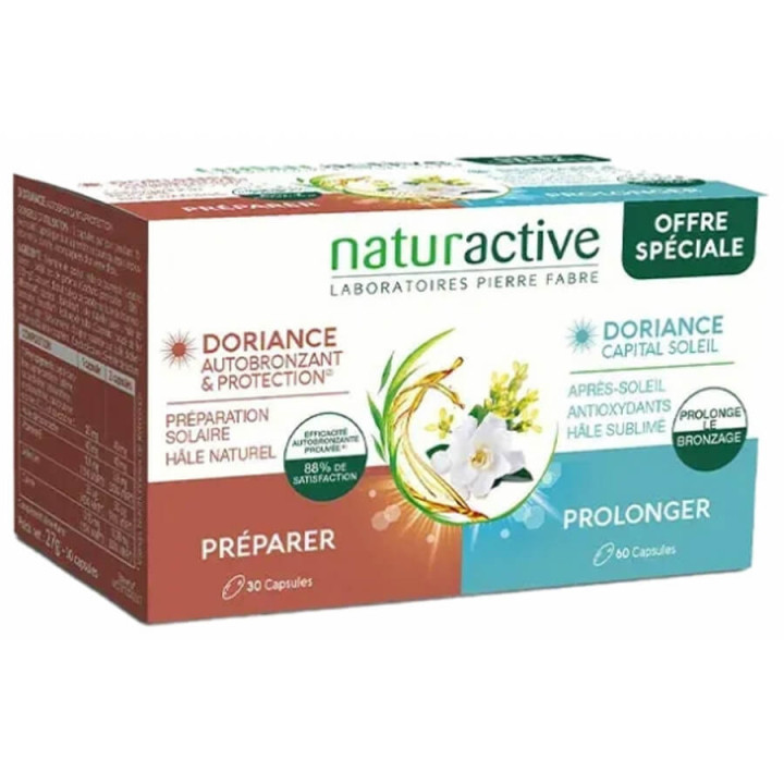 Naturactive Doriance Autobronzant et Protection 30 Capsules Capital Soleil 60 Capsules 3665606002857