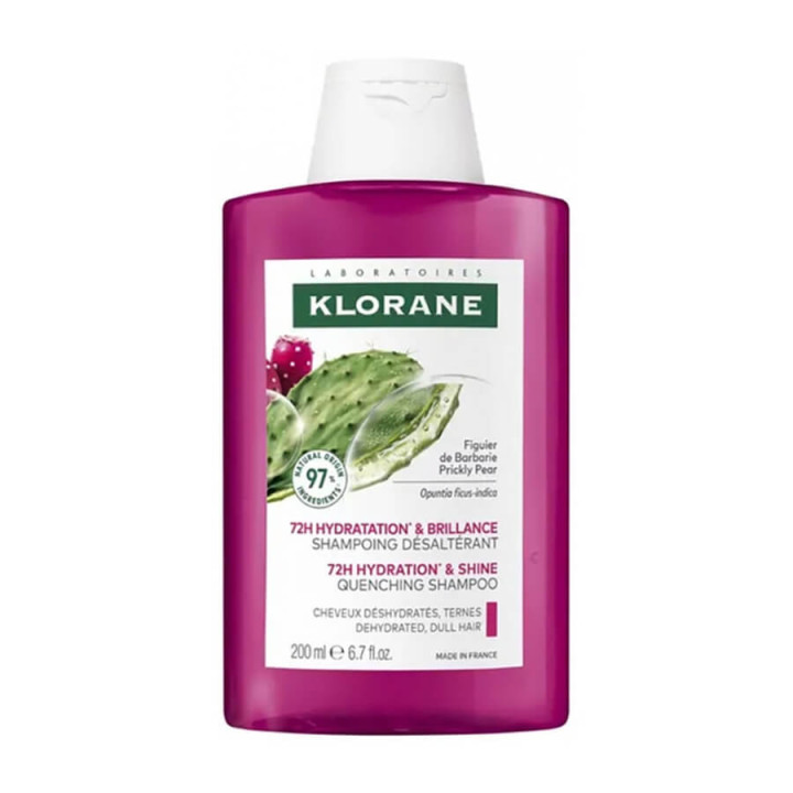 Klorane Hydratation Brillance Shampoing Désaltérant au Figuier de Barbarie 200 ml 3282770394528