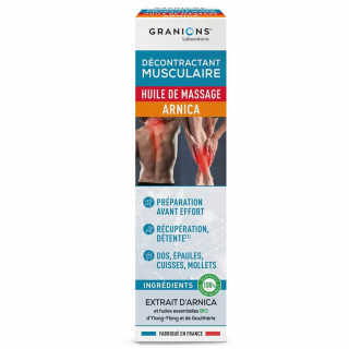Granions Muscle Relaxing Arnica Massage Oil 100ml